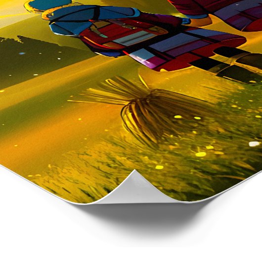 Castle and Meadow Print Poster (Hoek)