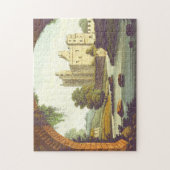 Castle and River Through a Brick Arch Puzzle Legpuzzel (Verticaal)