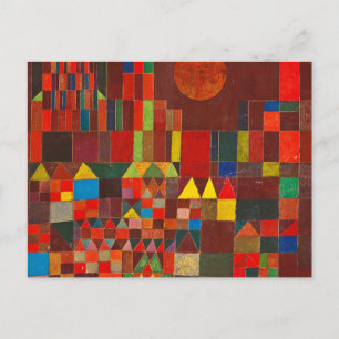 Castle and Sun, 1928, door Paul Klee Briefkaart