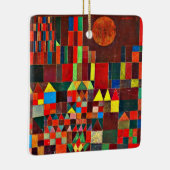 Castle and Sun, abstracte kunst van Paul Klee Keramisch Ornament (Rechts)