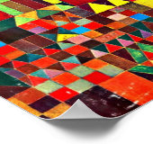 Castle and Sun, abstracte kunst van Paul Klee Poster (Hoek)