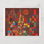 Castle and Sun, Paul Klee Expressionism Figurative Briefkaart (Voorkant)