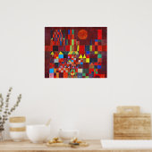 Castle and Sun, Paul Klee Poster (Keuken)