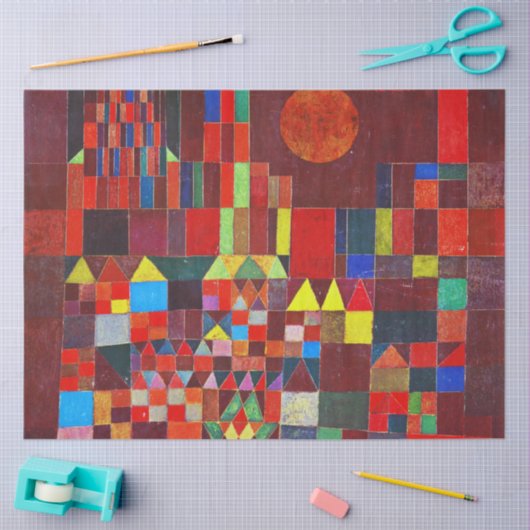 Castle and Sun, Paul Klee Tissuepapier (Craft)