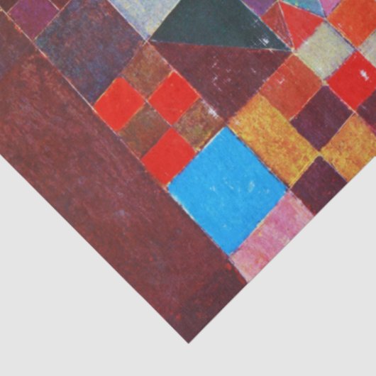 Castle and Sun, Paul Klee Tissuepapier (Detail)