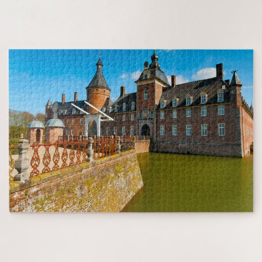 Castle Anholt Niederrhein Duitsland. Legpuzzel (Horizontaal)