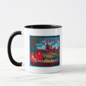 Castle Apple Label - Westbank B.C. Canada Mok (Links)