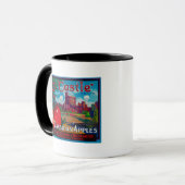 Castle Apple Label - Westbank B.C. Canada Mok (Voorkant links)