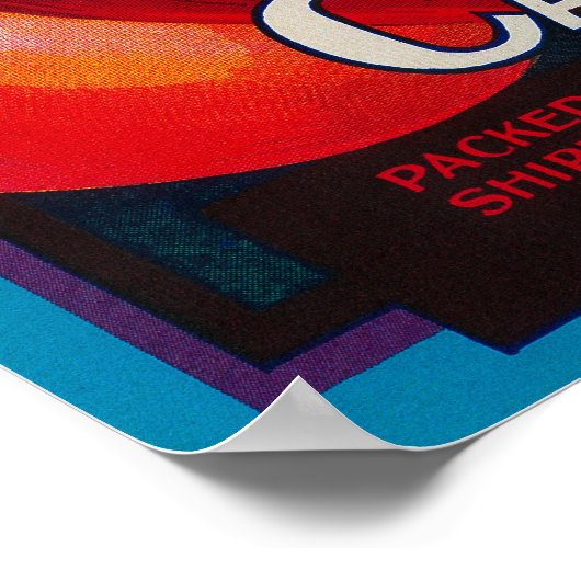 Castle Apple Label - Westbank B.C. Canada Poster (Hoek)