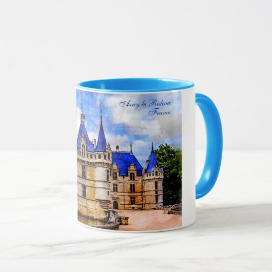 Castle Azay le Rideau, Loire Valley, Frankrijk. Po Mok (Voorkant rechts)