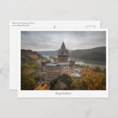 Castle Bacharach Duitsland Briefkaart (Voorkant / Achterkant)