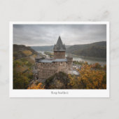 Castle Bacharach Duitsland Briefkaart (Voorkant)