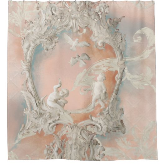 Castle Baroque Rococo Schloss Augustusburg  Douchegordijn (Voorkant)