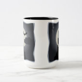 Castle, Bat en Full Moon Halloween Mok (Center)