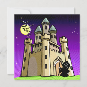 Castle Bats and Grim Reaper aan Castle Deuren Kaart
