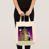 Castle Bats and Grim Reaper aan Castle Deuren Tote Bag (Voorkant (product))