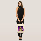 Castle Bats and Grim Reaper aan Castle Deuren Tote Bag (Voorkant (model))