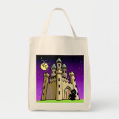 Castle Bats and Grim Reaper aan Castle Deuren Tote Bag (Voorkant)