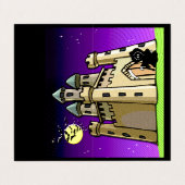 Castle Bats & Grim Reaper klaslokaal Exchange-kaar Visitekaartje (Buitenkant ongevouwen)