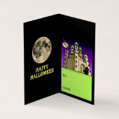 Castle Bats & Grim Reaper klaslokaal Exchange-kaar Visitekaartje (Binnen)