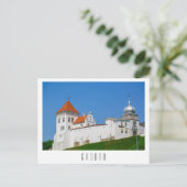 Castle Belarus Grodno Cityscape City Architecture Briefkaart (Staand voorkant)