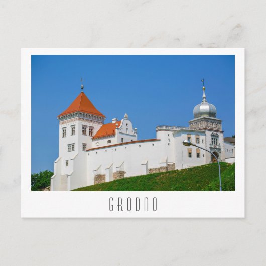 Castle Belarus Grodno Cityscape City Architecture Briefkaart (Voorkant)
