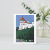 Castle Belarus Grodno Cityscape City Architecture Briefkaart (Staand voorkant)