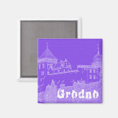 Castle Belarus Grodno Cityscape City Architecture Magneet (Voorkant / Achterkant)