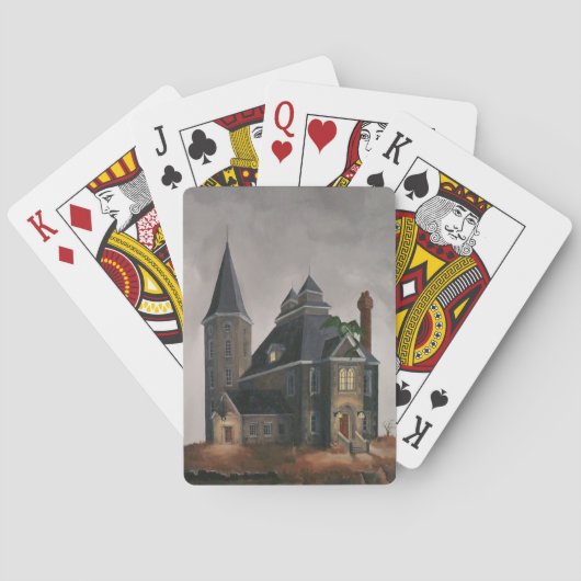 Castle Bicycle®-speelkaarten Pokerkaarten (Achterkant)