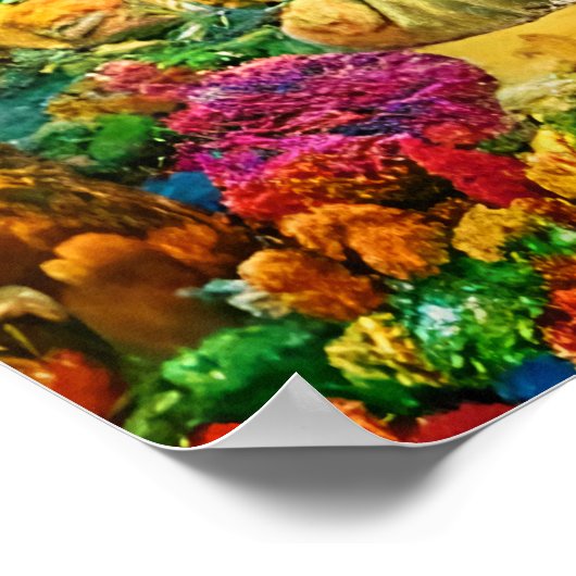 Castle bij het zee | AI Art Poster (Hoek)