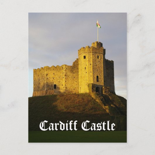 Castle bij Sunset Briefkaart (Voorkant)