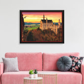 Castle bij Sunset Canvas Afdruk (Insitu (Woonkamer))
