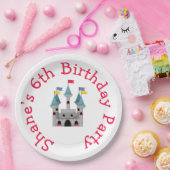 Castle Birthday Party Papieren Bordje (Feest)