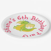 Castle Birthday Party Papieren Bordje (Gekanteld)