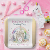 Castle Birthday Party Papieren Bordje (Feest)