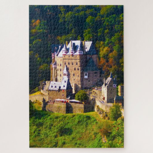 Castle Burg Eltz Duitsland. Jigzaag Puzzle Legpuzzel (Verticaal)