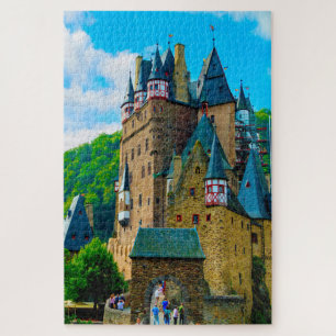 Castle Burg Eltz Duitsland. Legpuzzel