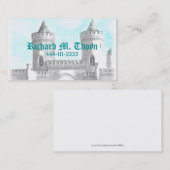 Castle Calling Card Contactkaartje (Voorkant / Achterkant)