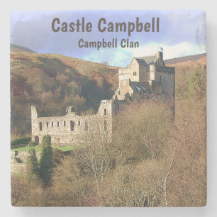 Castle Campbell - Campbell Clan Stenen Onderzetter