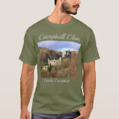 Castle Campbell - Scottish Campbell Clan T-Shirt (Voorkant)