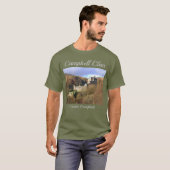 Castle Campbell - Scottish Campbell Clan T-Shirt (Voorkant volledig)