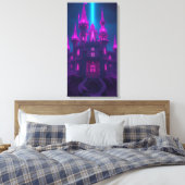 Castle  canvas afdruk (Insitu (Slaapkamer))