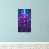 Castle  canvas afdruk (Insitu (Houten vloer))