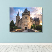 castle canvas afdruk (Insitu (Houten vloer))
