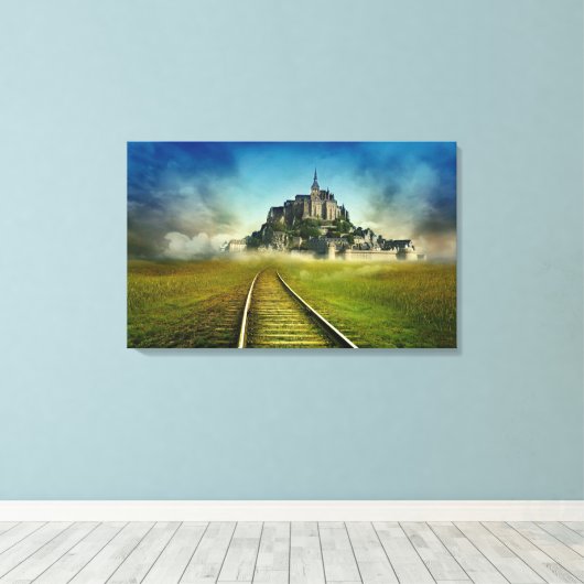 Castle Canvas Afdruk (Insitu (Houten vloer))