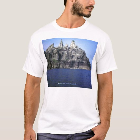 Castle Cape op het Alaska-schiereiland T-shirt (Voorkant)