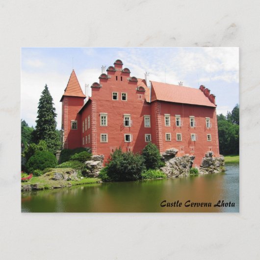 Castle Cervena Lhota Briefkaart (Voorkant)