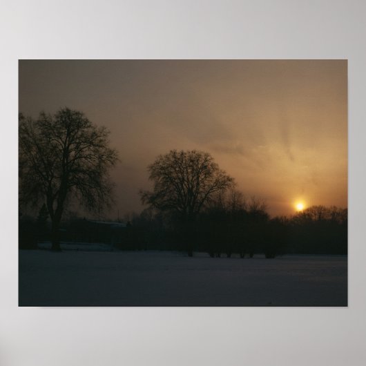 Castle Charlottenhof, Sunset Poster (Voorkant)