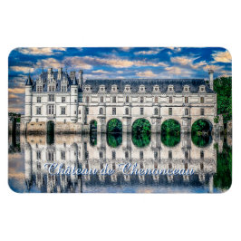 Castle (chateau) de Chenonceau. Frankrijk. Magneet