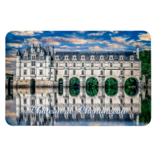 Castle (chateau) de Chenonceau. Frankrijk. Magneet
